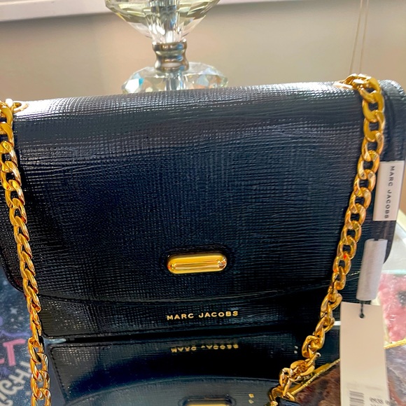 Mark Jacobs brand-new with tags still on it chain-link strap black - Picture 1 of 1
